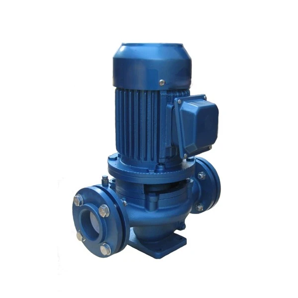 Vertical pipeline booster pump